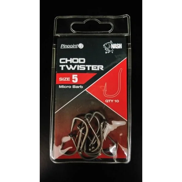 Nash Anzuelos Pinpoint Chod Twister Micro Barbed Size nº5