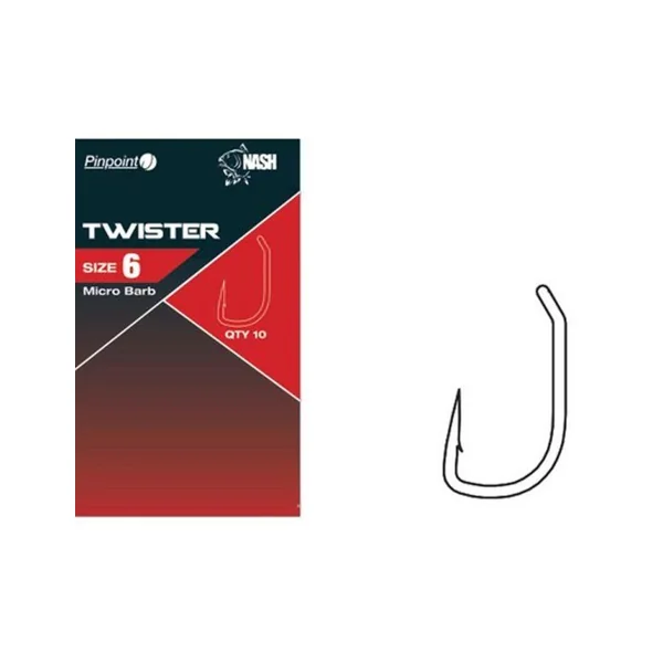 Nash Anzuelos Twister Micro Barbed Nº2 - Imagen 4
