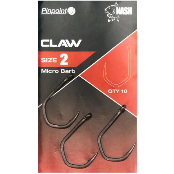 Nash Pinpoint Claw Anzuelos Micro Barbed Nº 4 - Imagen 2
