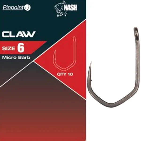 Nash Pinpoint Claw Anzuelos Micro Barbed Nº 6
