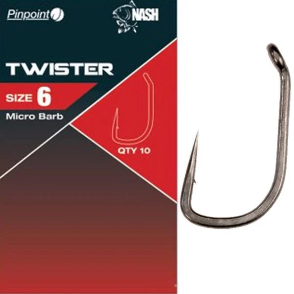 Nash Pinpoint Twister Micro Barbed Size 6 - Imagen 2