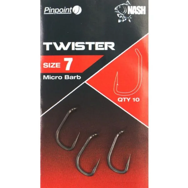 Nash Pinpoint Twister Micro Barbed Size 6 - Imagen 3