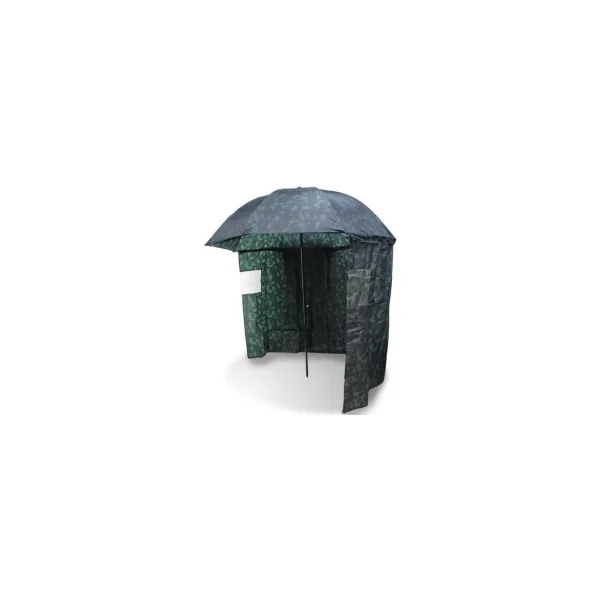 NGT CAMO BROLLY WITH SIDES 45 - 2,20M
