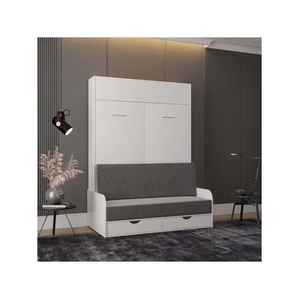 NYD SOFA 5" opklapbed - 140 x 200 cm - Wit - Imagen 3