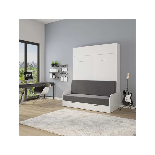 NYD SOFA 5" opklapbed - 160 X 200 cm - Wit - Imagen 3