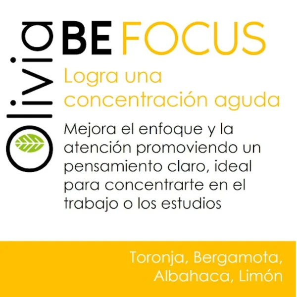 Olivia Essential Oil Mist Be Focus 120ml - Imagen 2