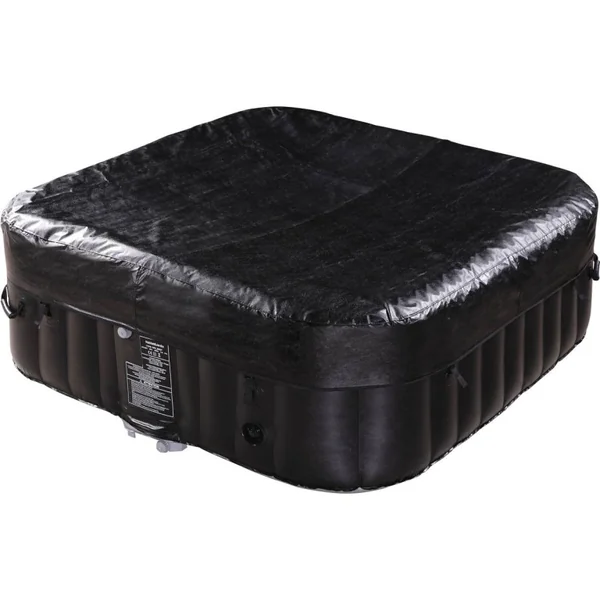Opblaasbare jacuzzi spa pvc NICE - 6 zits - Grijs / Zwart - Imagen 6