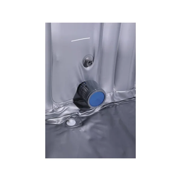 Opblaasbare jacuzzi spa pvc NICE - 6 zits - Grijs / Zwart - Imagen 10