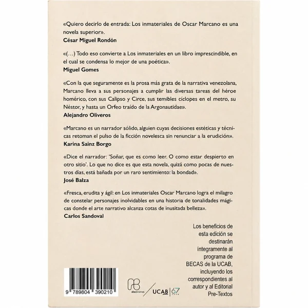 Oscar Marcano Los Inmateriales - Imagen 2