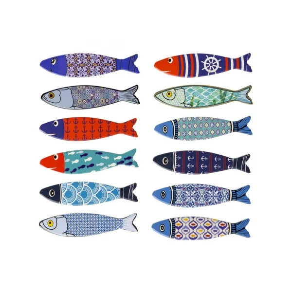 Pack 24 Imanes Peces Fantasía