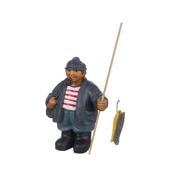 Pack 2 figuras decorativas PESCADOR 15cm