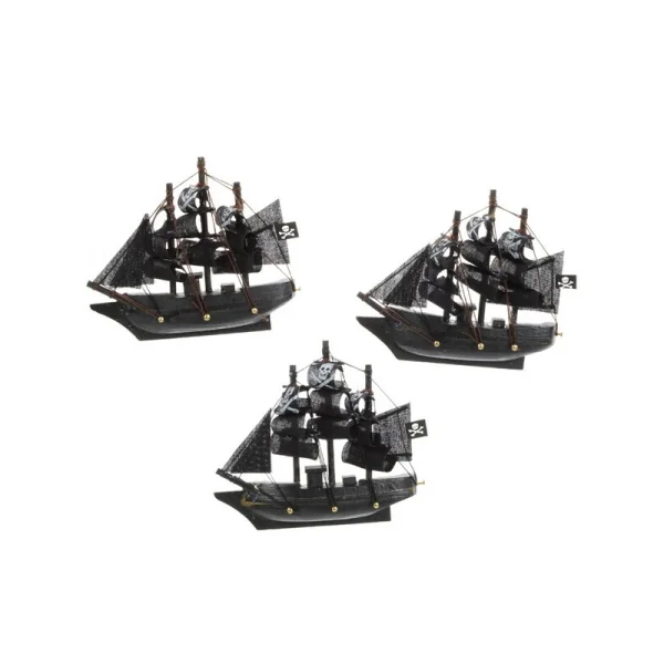 Pack de 12 imanes barco pirata