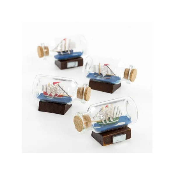 Pack de 24 imanes Barco dentro de Botella