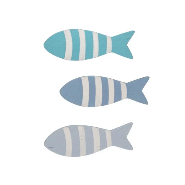 Pack de 24 Imanes Peces de Madera