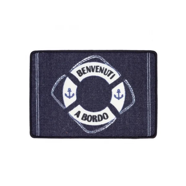 Pack de 2 alfombras náuticas BENVENUTI A BORDO