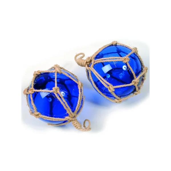 Pack de 2 boyas de pesca azules 15cm