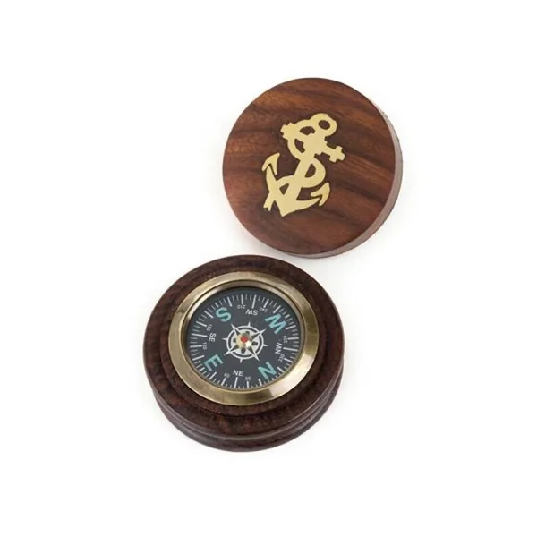 Pack de 2 brújulas navales 8 cm