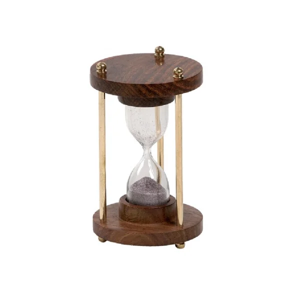 Pack de 2 Relojes de arena latón 3 MINUTOS