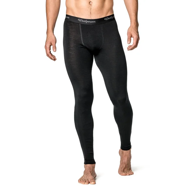 Pantalones Woolpower Long Johns LITE black - Imagen 2