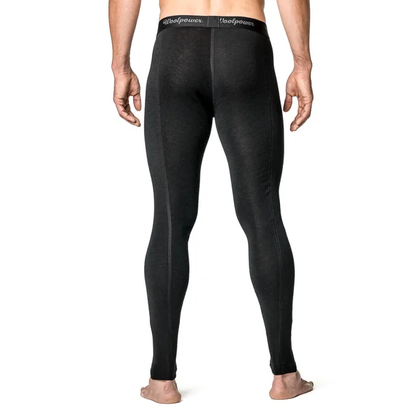 Pantalones Woolpower Long Johns LITE black - Imagen 3