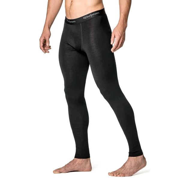 Pantalones Woolpower Long Johns LITE black - Imagen 4