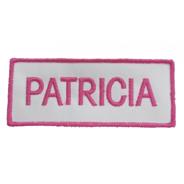 Parche Bordado de Nombre Personalizable Reutilizable - Imagen 2