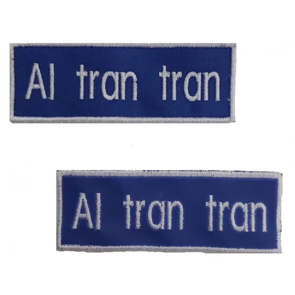 Parche Bordado de Nombre Personalizable Reutilizable - Imagen 4
