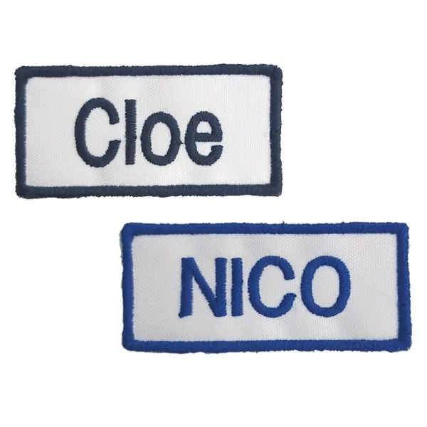 Parche Bordado de Nombre Personalizable Reutilizable - Imagen 6