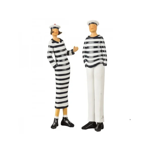 Pareja de figuras marineras
