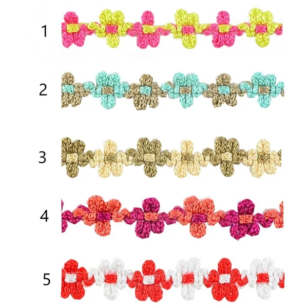 Pasamanería de Flores de Punto 1.5cm