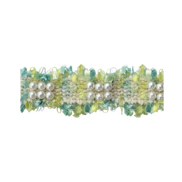 Pasamanería Hilo y Perlas 3 cm