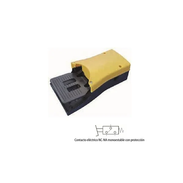 PEDAL ELÉCTRICO MONOESTABLE SIN PROTECCIÓN REF. 06V9 AIGNEP