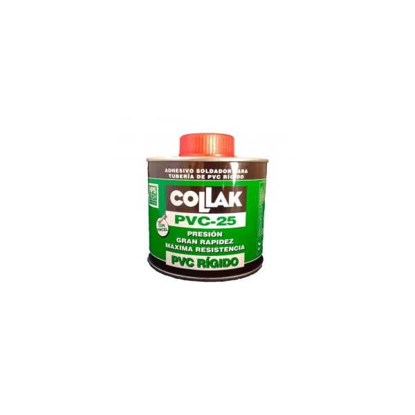 Pegamento Adhesivo PVC-25 C/PINCEL 1L COLLAK