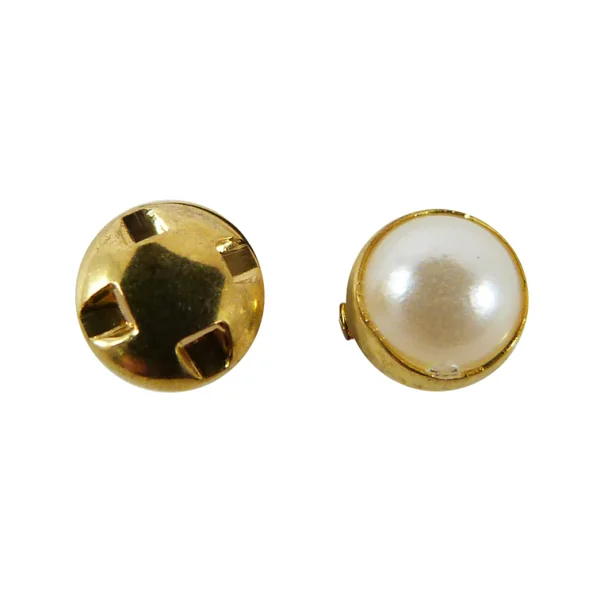 Perlas de Coser con Base Dorada