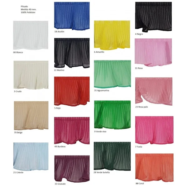 Plisado de Organza 4cm - Imagen 2