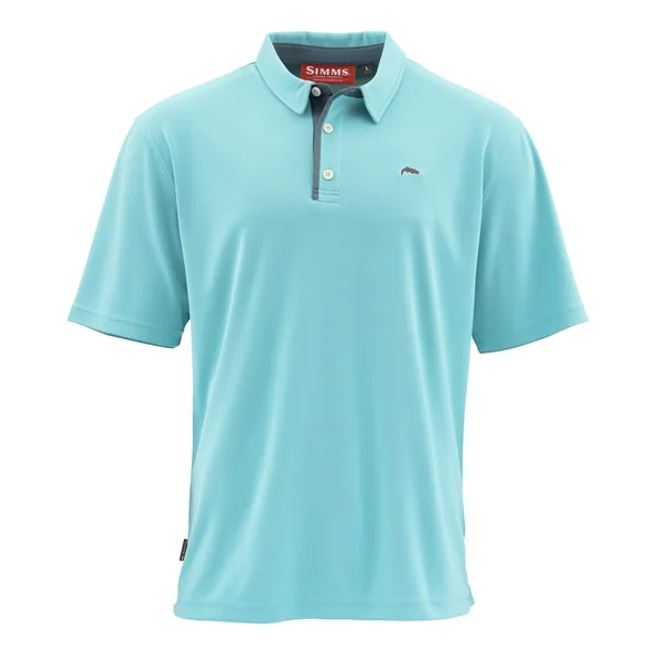 Polo Simms SS turquesa claro