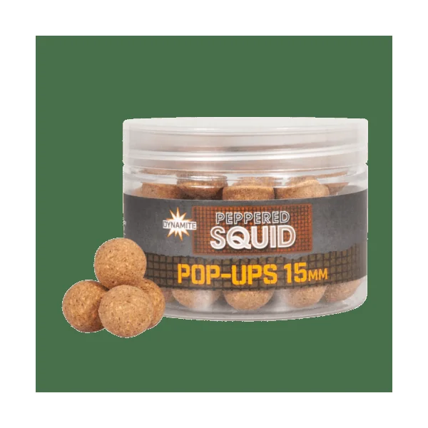 Pop-Ups Foodbait de Calamar con Pimienta - 15mm