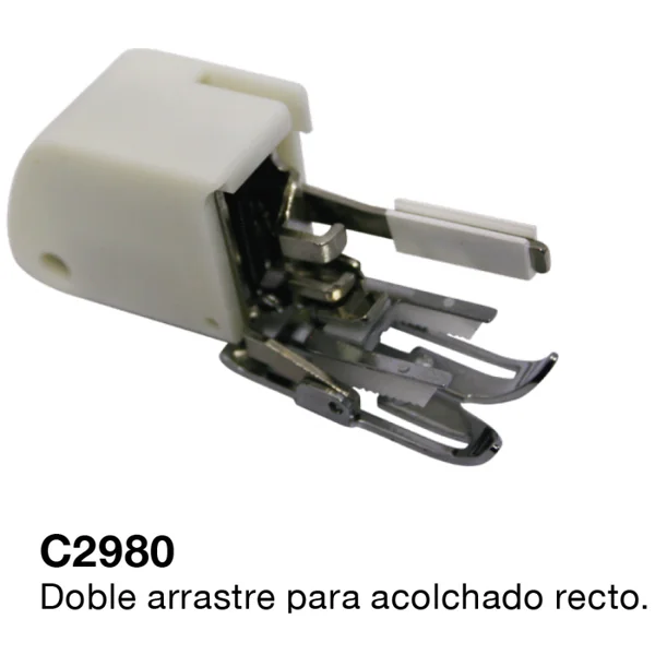 Prensatelas de Doble Arrastre para Acolchar - Caña Baja - Universal