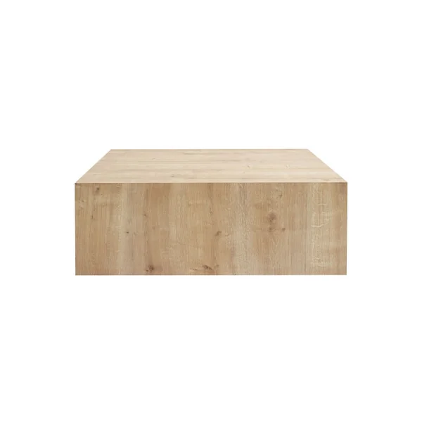 Prizma" MDF salontafel - 90 x 90 x 35 cm - Saffier Eik