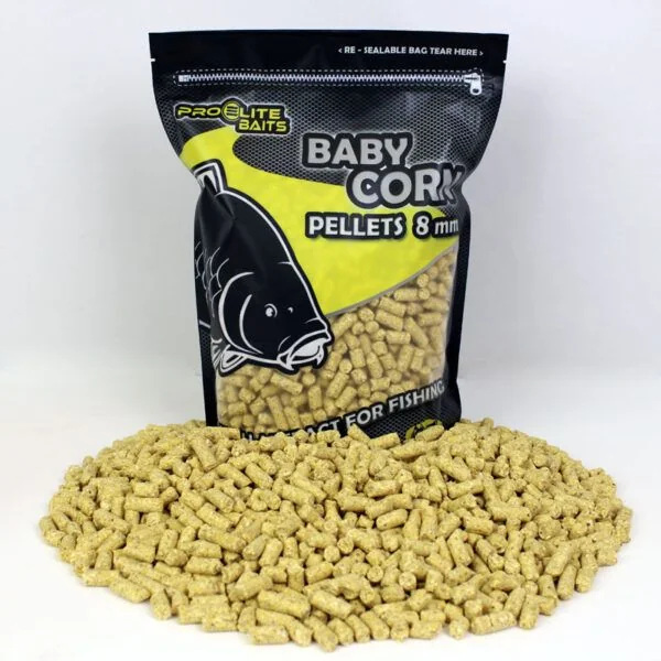 Pro Elite Baits Baby Corn Pellets 8mm 1Kg