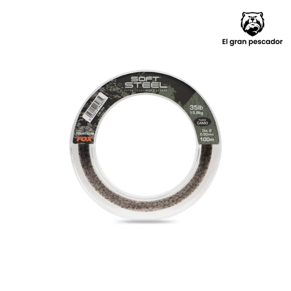 Puente Fox Soft Steel Camo 60lb 100m