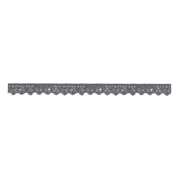 Puntilla de Hilo Brillante Estrecha - 1,2 cm