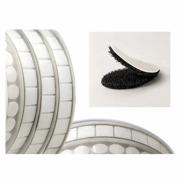 Puntos velcro adhesivos | Fijación notable rápida
