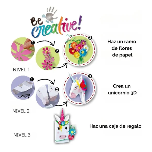 Ravensburger Be Creative Paper Art 2 Creations 6+ - Imagen 2