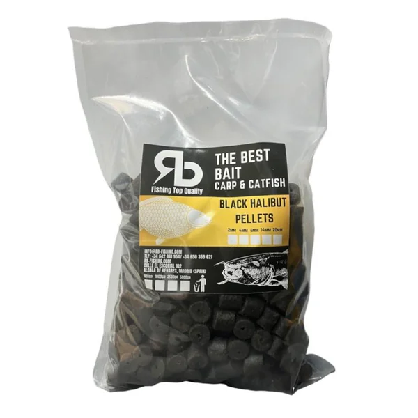 RB Baits Pellet Black Halibut 20mm 1800gr