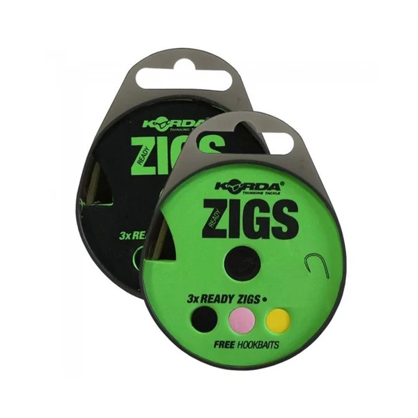Ready Zigs - Tamaño de anzuelo 10 - Microbarb - 3 unidades