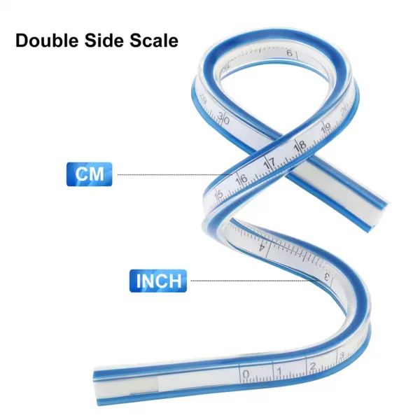 Regla flexible para curvas 60cm - Imagen 4