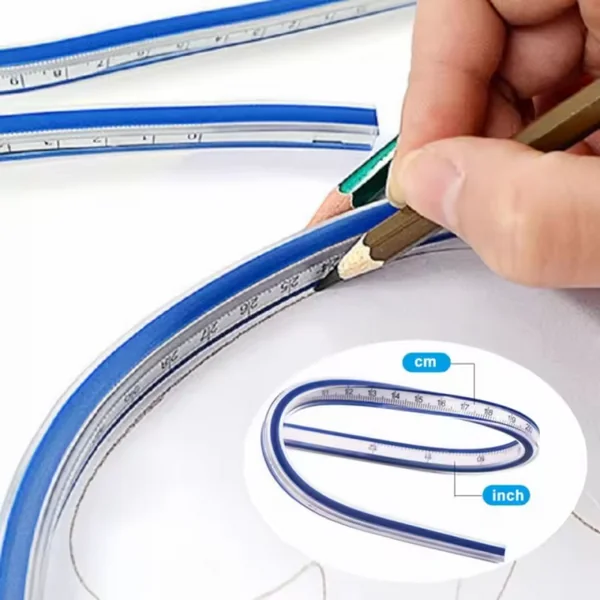 Regla flexible para curvas 60cm - Imagen 5