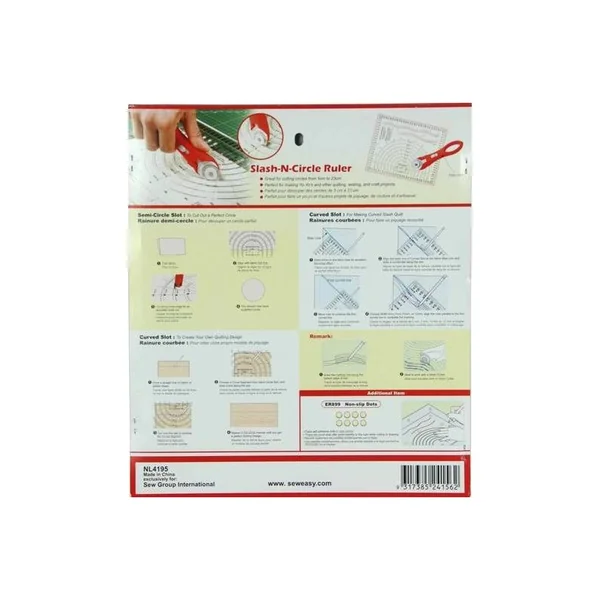 Regla Ondas y Círculos Sew Easy - Imagen 4