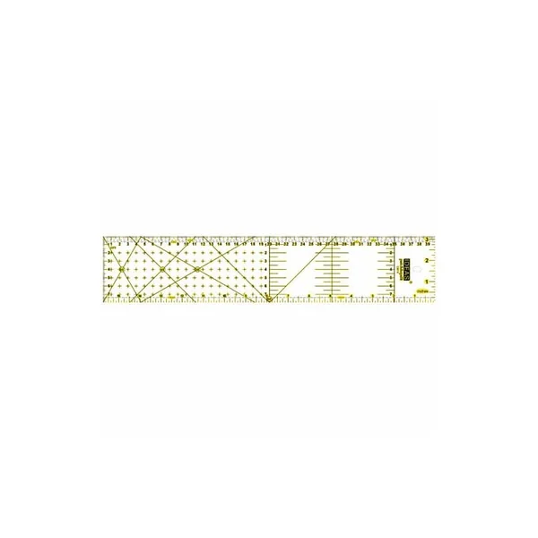 Regla rectangular para patchwork en centímetros y pulgadas - Imagen 2